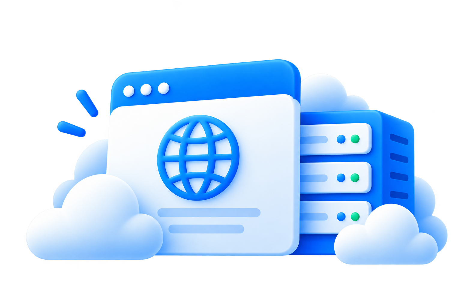 KernCP Cloud Hosting Portal Illustration